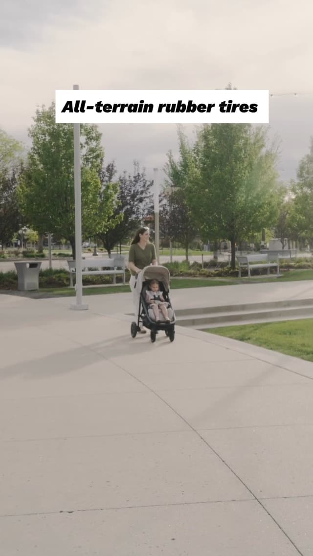 Baby Jogger City Mini Air Lightweight Stroller - All-Terrain Wheel Suspension Adjustable Seat with Calf Support Compact Fold
