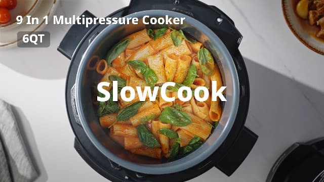 COMFEE’ 9-in-1 Electric Pressure Cooker, 14 Presets Instant Multi Cooker Olla de Presion Non-Stick Pot Yogurt Maker Rice Cooker Slow Cooker Sauté Steamer 6 Quarts Black