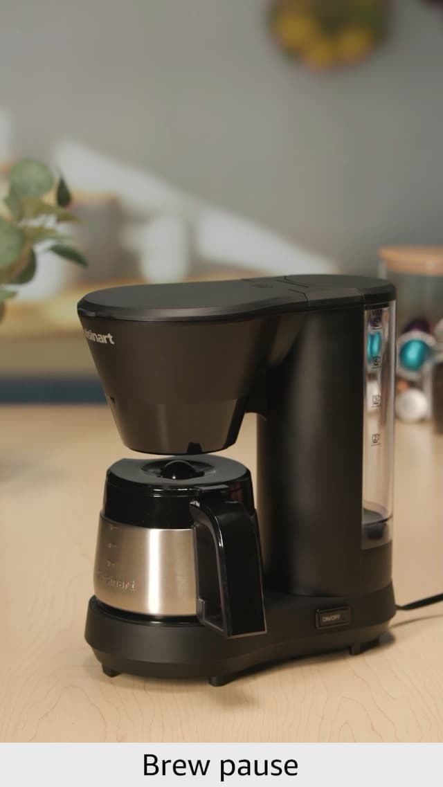 Cuisinart 5-Cup Coffeemaker with Stainless Steel Carafe, DCC-5570NAS