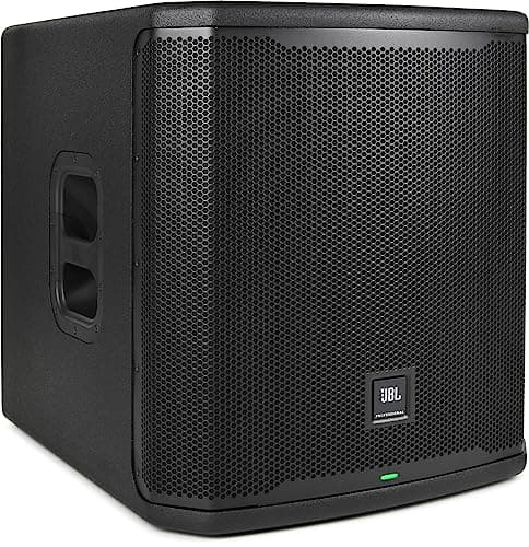 JBL Professional PRX915XLF 15-Inch Powered Subwoofer, Portable PA, 2000 Watt, DSP, Parametric EQ, Bluetooth Low Energy (BLE), and APP Control, Black