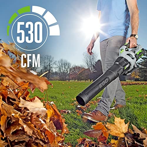 EGO Power+ LB5302 3-Speed Turbo 56-Volt 530 CFM Cordless Leaf Blower, 2.5Ah Battery and Charger Included