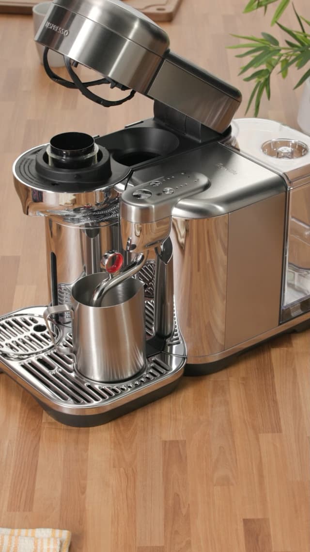 Nespresso Breville Vertuo Creatista BVE850BSS, Brushed Stainless Steel