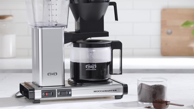 Technivorm Moccamaster 53941 KBGV Select 10-Cup Coffee Maker, Polished Silver, 40 ounce, 1.25l