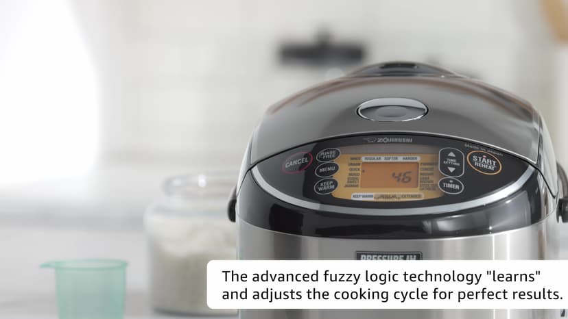 Zojirushi NP-NWC18 Pressure Induction Heating 10-Cup Rice Cooker and Warmer