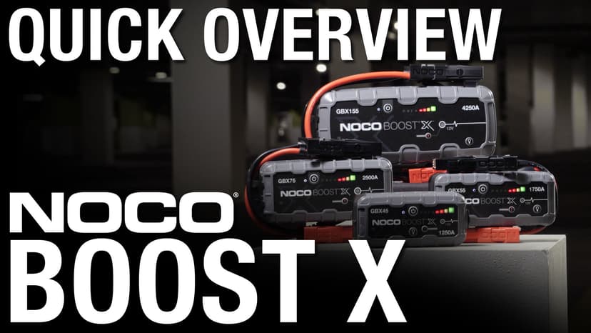 NOCO Boost X GBX45: 1250A UltraSafe Jump Starter – 12V Lithium Battery Booster Pack, Portable Jump Box, Power Bank & Jumper Cables - for 6.5L Gas and 4.0L Diesel Engines