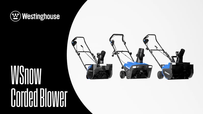 Westinghouse WSnow23 Corded Snow Blower 23 Inch, Dual LED Lights, 1800W Watt Motor, Electric Snow Blower with 25ft Throwing Distance, Plows 800lbs/min, Adjustable Chute