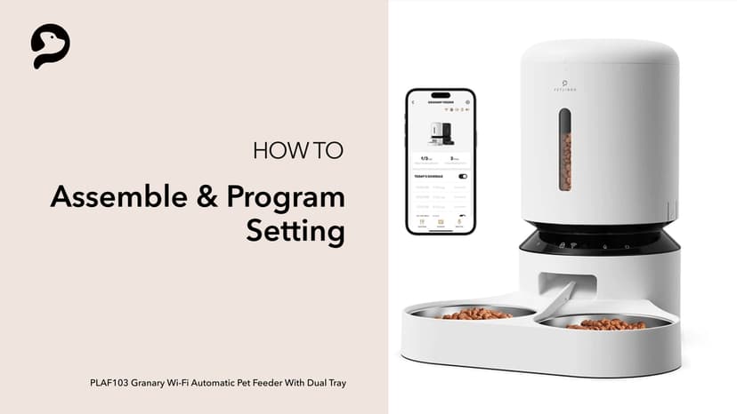 PETLIBRO Automatic Cat Feeder for 2 Cats, 5G&2.4G WiFi Pet Feeders, 5L Programmable Cat Food Dispenser with Airtight Lock-Fresh Technology, Dual Stainless Steel Bowls, Low Food Sensor