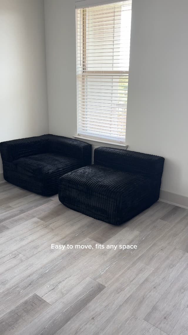 Novilla 106" Modular Sectional Sofa, Modern Cloud Sectional Couch with Smarts Coil™ Support, L-Shape Boneless Couch for Living Room Apartments Bedroom, No Assembly Required (3 Seater + 1 Ottoman)