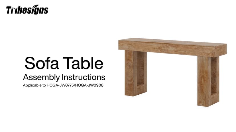 Tribesigns 63-Inch Long Console Table, Wooden Rectangular Sofa Table Behind The Couch, Farmhouse Entryway Table for Entrance, Hallway, Living Room (Natural)