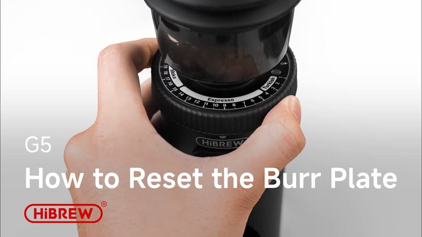 HIBREW G5 Single-Dose Espresso Grinder with Conical Burr, Magnetic Dosing Cup, Metal Housing, Dual-Speed Adjustment, 36-Step Micro Grind Settings - for Espresso Moka Pots & Drip Coffee