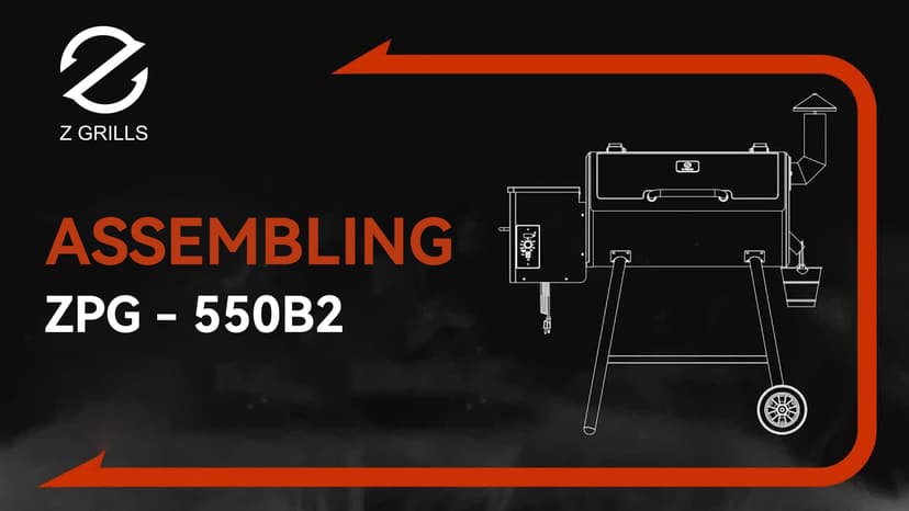 Z GRILLS ZPG 550B2 Wood Pellet Smoker, 8 in 1 BBQ Grill with Latest PID Technology LCD Controller, Auto Temperature Control, Meat Probe, 553 sq in Black