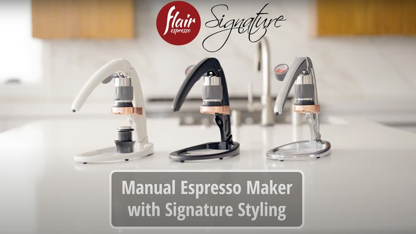 Flair Espresso Maker - Classic with Pressure Kit: Manual Lever Espresso Machine with Stainless Steel Tamper, Pressure Gauge and Carrying Case