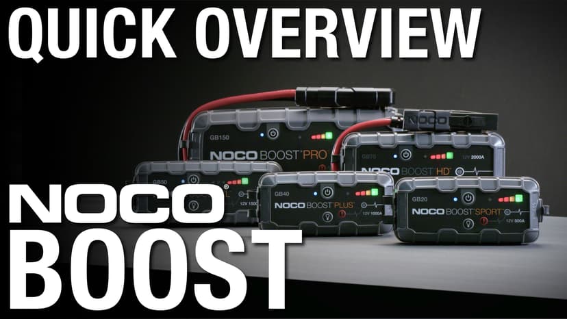 NOCO Boost GB70: 2000A UltraSafe Jump Starter – 12V Lithium Battery Booster Pack, Portable Jump Box, Power Bank & Jumper Cables - for 8.0L Gas and 6.0L Diesel Engines