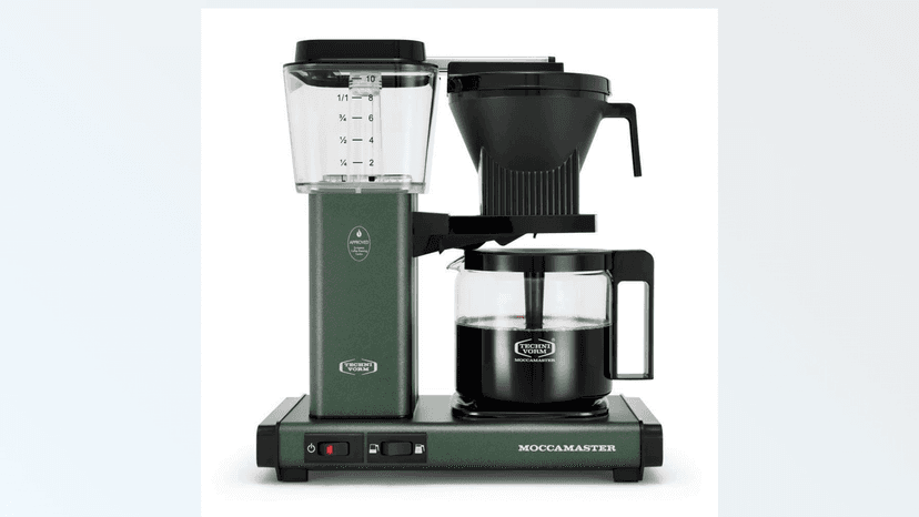 Technivorm Moccamaster 53923 KBGV Select 10-Cup Coffee Maker, Juniper, 40 ounce, 10-Cup, 1.25L