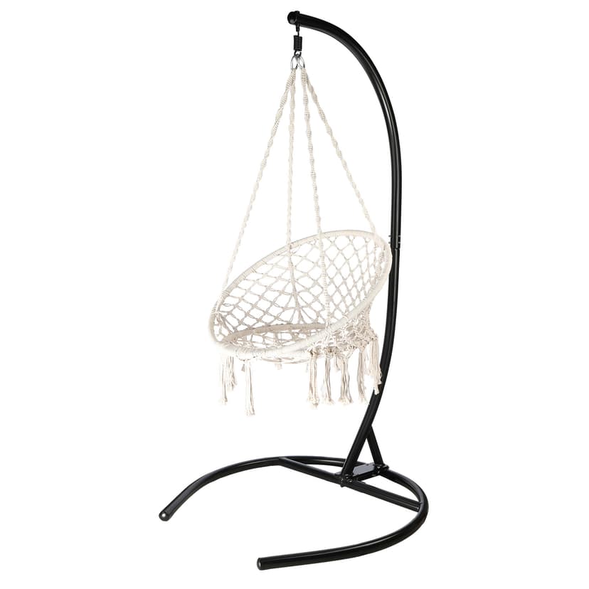Hanging Chair Stand (Stand Only), Hammock Chair Stand for Indoor Outdoor, Heavy Duty 330 Pound Weight Capacity