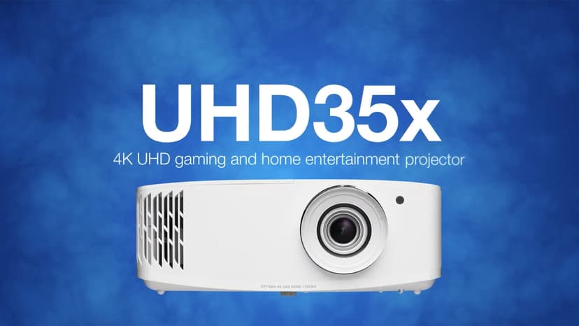 Optoma UHD35X Technology 3600-Lumen UHD 4K DLP Projector - White