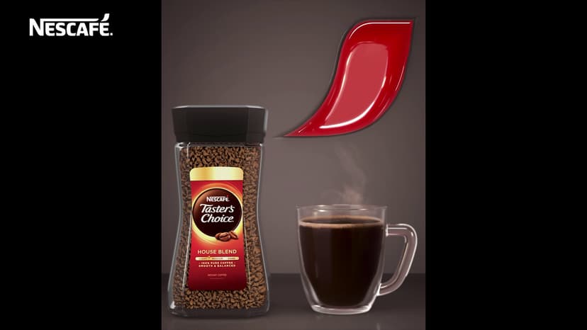 NESCAFÉ Taster's Choice Instant Coffee Light Medium Roast, House Blend, 2 Jars (7 Oz Each)