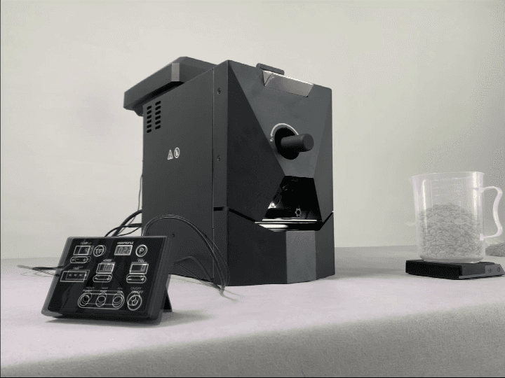 Electric Home Coffee Roaster Roasting Machine Nuts Barista Home 500g Electric Coffee Bean Roaster Machine Grain Dry 110V for home use with smoke filter and chaff collector