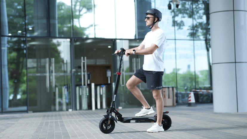 iScooter Electric Scooter, 10" Tires, 800W Motor E-Scooter Up to 25/28 Miles Range, Top Speed 24/28 MPH, Adjustable Handlebar Height, Folding Commuting Electric Scooter for Adults-(Optional Seat)