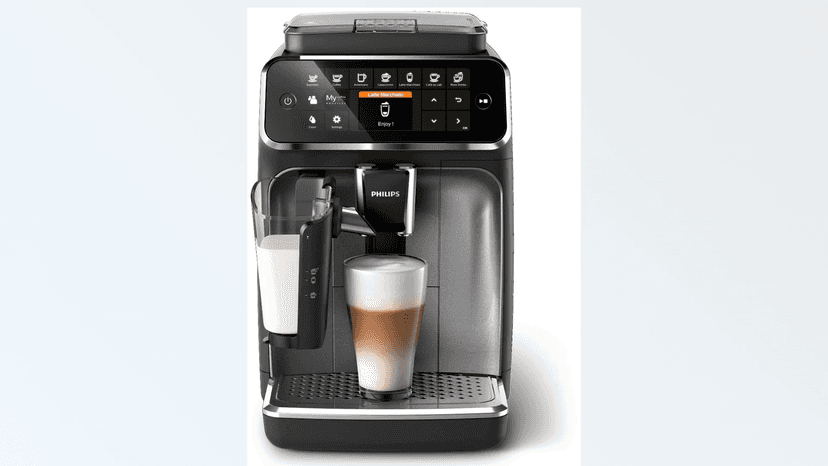PHILIPS Kitchen Appliances 4300 Fully Automatic Espresso Machine with LatteGo, CR, EP4347/94, one size (Renewed)