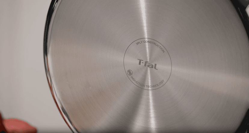 T-Fal Pro Tri-Ply Stainless Steel Cookware Set 13 Piece, Induction Compatible Oven Safe 500F, Lids 350F, Fast & Even Heat, Professional Quality & Durability, Pots and Pans Set, Dishwasher Safe, Silver