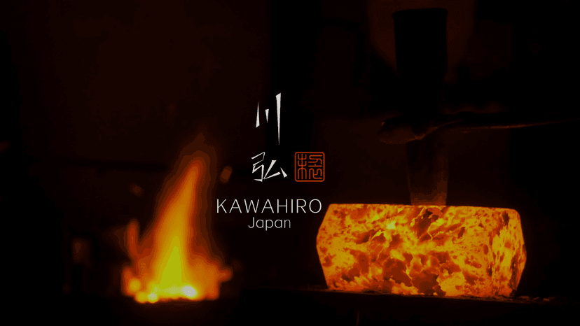 KAWAHIRO Japanese Chef Knife, 210mm Black Forged VG10 Kitchen Knife, Handcrafted Professional Chefs Knife with Ergonomic Handle, Perfect Birthday Gifts for Men Women, Luxury Gift Wood Box
