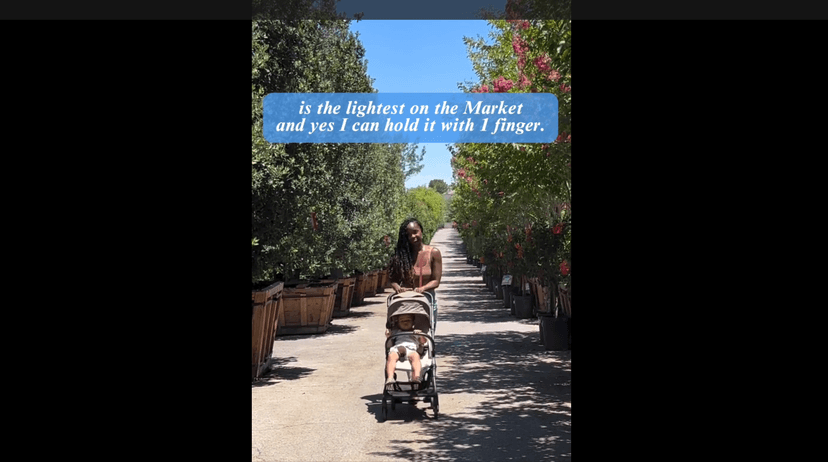 Lightweight Baby Strollers for Airplane, Ultra-Compact Travel Stroller, Light & Strong Portable Toddler Stroller with Carbon Fiber Frame and UPF 50+ Waterproof Fabric, Only 9.9 lbs, Brown