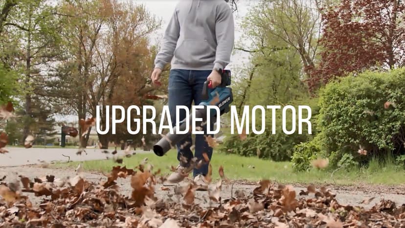 Leaf Blower Cordless (Upgraded) - 630CFM/160MPH, 21V Powerful Electric Cordless Leaf Blower with 2 x 4.0Ah Batteries and Charger, Battery Powered Leaf Blowers for Lawn Care, Patio, Yard, Dust, Snow
