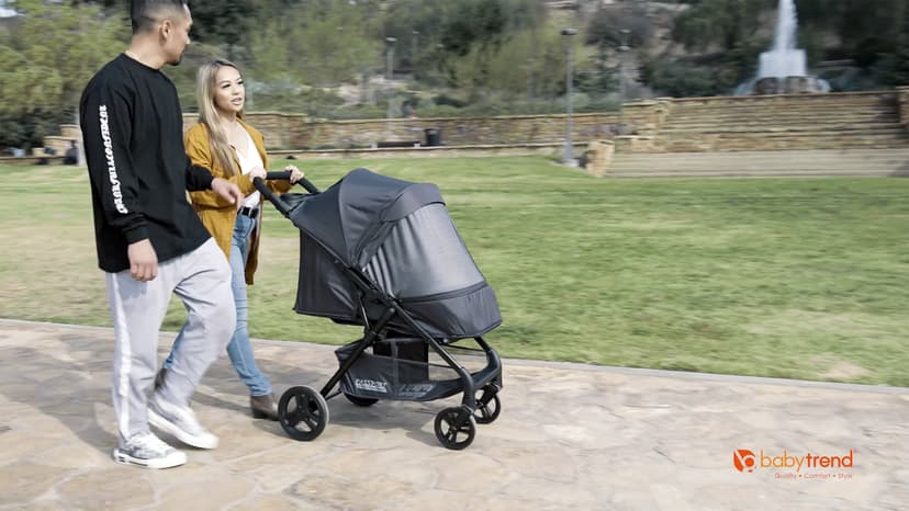 Baby Trend Passport® Carriage Stroller Travel System with EZ-Lift™ Infant Car Seat, Dash Pink