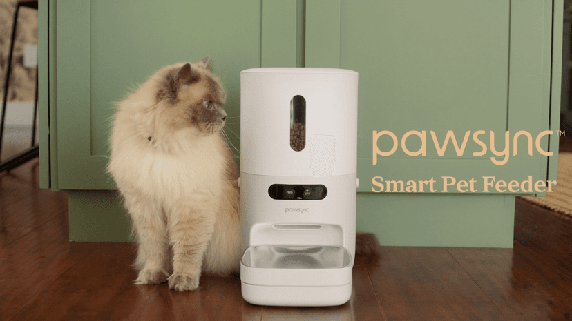 Automatic Cat Feeder,WiFi Smart Scale Tracks Pet's Food Intake, App Remote Feeding, 3.6L Timed Food Dispenser for Cats and Dogs, Up to 10 Meals Per Day, Stainless Steel Bowl, Dual Power Supply