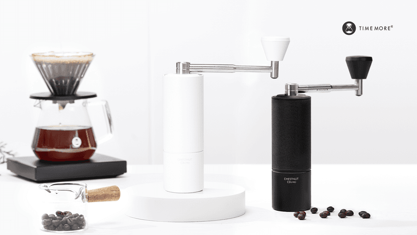 TIMEMORE Chestnut C3S Pro Manual Coffee Grinder, Stainless Steel S2C Conical Burr Coffee Grinder, Hand Coffee Grinder with Foldable Handle, Adjustable Grind Setting for Travel/Camping/Home, Black