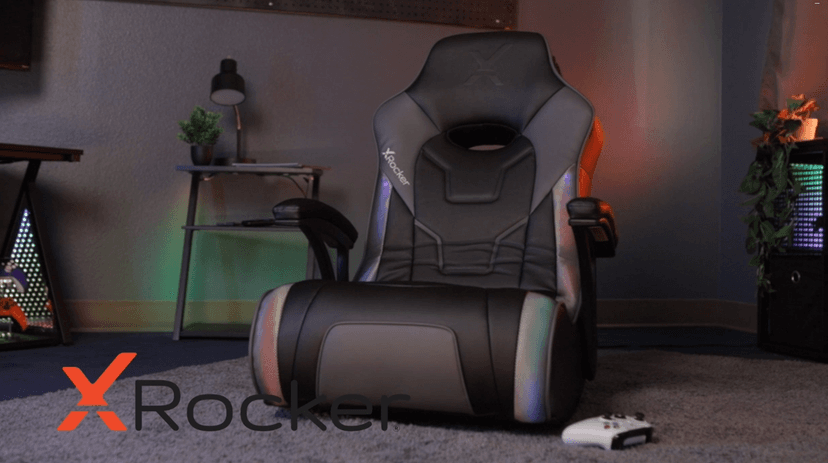 X Rocker PC Computer Gaming Desk Chair with Wheels, College Dorm Room Essentials for Guys and Girls, Adjustable, Ergonomic Office Chair for Gamers