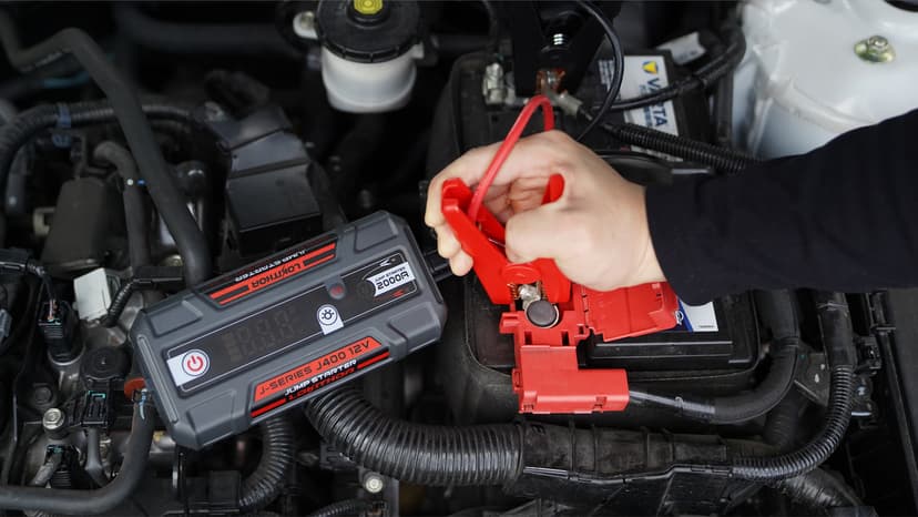 J400 Jump Starter with ConnectMax Tech, 2000A 12V Battery Jumper Starter Portable, Lithium Jump Box and Jump Pack for Up to 8.0-Liter Gas and 6.0-Liter Diesel Engines, Smart Digital Screen