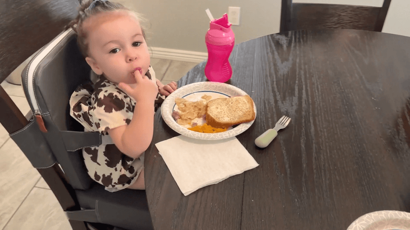 Toddler Booster Seat for Dining Table, Non-Slip Kitchen Chair Booster Seat with Backrest and Adjustable Straps, Portable PU Waterproof Travel Baby Booster Increasing Cushion