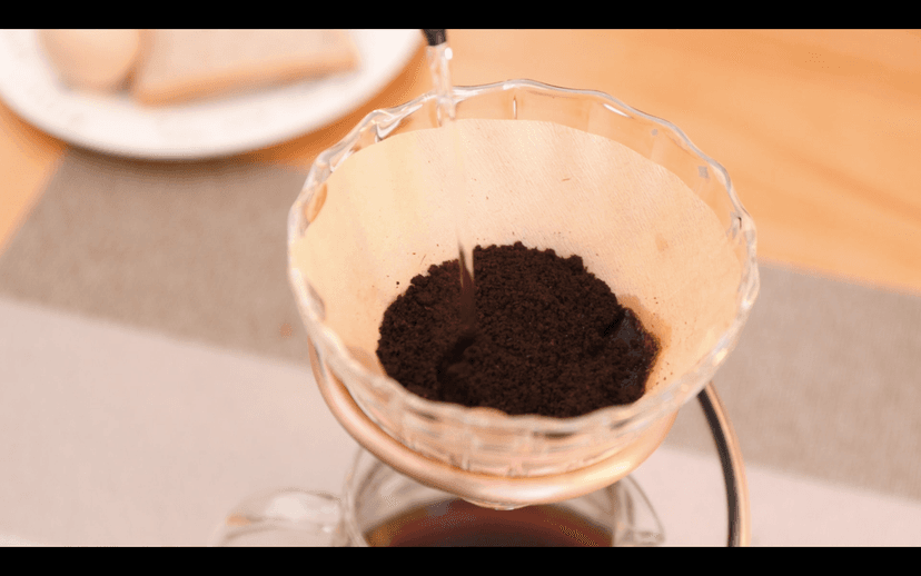 Pour Over Coffee Maker Set - Glass Dripper, Metal Stand, 600ml Heat-Resistant Server, 40 Filters - 4 in 1 for Home or Office (Bronze)