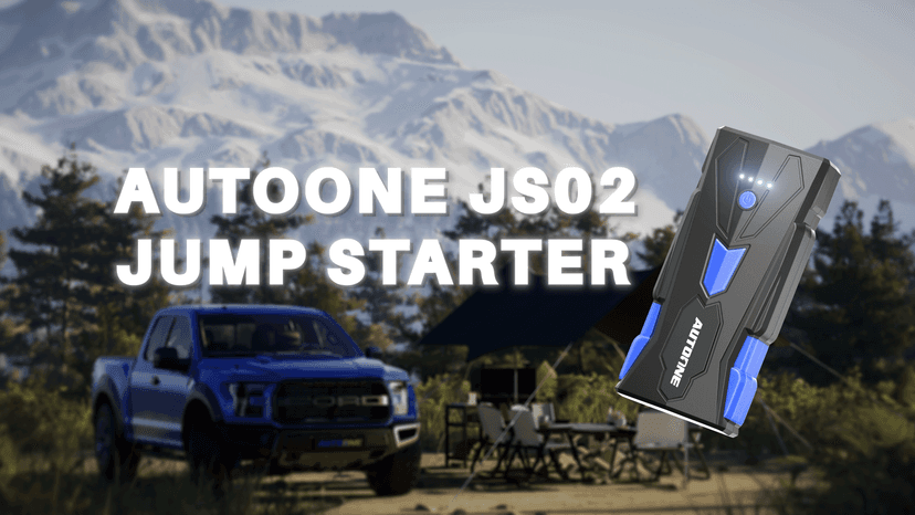 AUTOONE 6000A Car Battery Jump Starter Up to All Gas & 12L Diesel Engine, Car Battery Jumper Starter Portable 12V Jump Box with USB Output, Storage Case, LED Flashlight