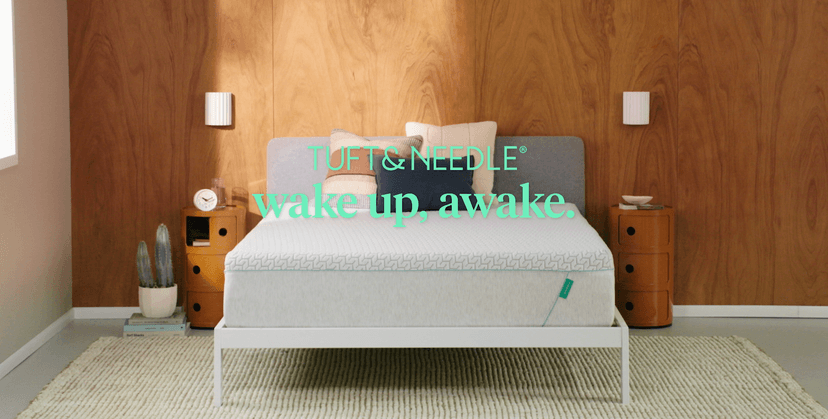 Tuft & Needle Original Hybrid Medium King Mattress, Adaptive Foam, Individually-Wrapped Coils, Cooling Pressure Relief, 100 Night Trial, Fiberglass-Free, CertiPUR-US, 10-Year Limited Warranty