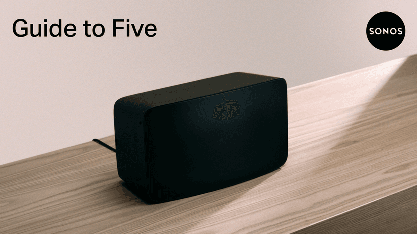 Sonos Five - Black - Wireless HiFi Speaker