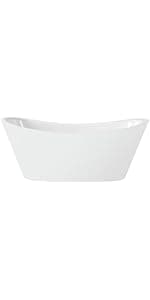 71" Acrylic Freestanding Bathtub Contemporary Soaking White Tub