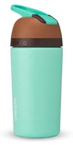 Owala Stainless Steel Triple Layer Insulated Travel Tumbler with Spill Resistant Lid, Straw, and Carry Handle, BPA Free, 40 oz, Gray (Foggy Tide)