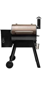 Traeger Grills Pro 34 Electric Wood Pellet Grill and Smoker, Bronze, 884 Square Inches Cook Area, 450 Degree Max Temperature, Meat Probe, 6 in 1 BBQ Grill
