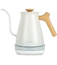Harriet Tea Kettle Stovetop, 2.5 Quart Whistling Stainless Steel Tea Pot, 3-Layer Base, Unique Ergonomic Handle, Includes Pot Holder & Mat, Electric/Induction/Gas Stovetops Applicable, Mirror Finish