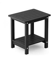 YEFU Outdoor Storage Bench for Patio: Heavy Duty Garden Bench with 96° High Backrest & Oversized Seating - HIPS Weatherproof Patio Bench with Storage for Porch Park Backyard, Black
