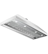 54-inch Range Hood Insert, CT Copper Tailor Built-In Vent Hood Ducted with 4-Speed Fan, 1260 CFM, LED Light, Dishwasher-safe Baffle Filter, in Stainless Steel