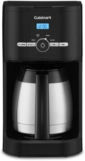Cuisinart 10-Cup Thermal Classic™ Coffeemaker, Black with Thermal, 10-Cup, Programmable, DCC-1170BKNAS