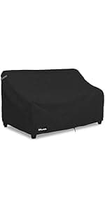 Swivel Patio Chair Covers 2 Pack,Waterproof Heavy Duty Outdoor Chair Covers,Patio Swivel Chair Covers for Outdoor Furniture (30 W x 34 D x 38.5 H inches)Black.