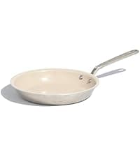 Made In Cookware - 7-Piece Ceramic Non Stick Pot and Pan Set (Stainless Handle) - 5-Ply Stainless Clad - Professional Cookware - Crafted in Italy - Induction Compatible