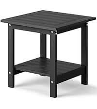 YEFU Outdoor Storage Bench for Patio: Heavy Duty Garden Bench with 96° High Backrest & Oversized Seating - HIPS Weatherproof Patio Bench with Storage for Porch Park Backyard, Black