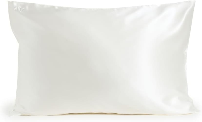 slip The Original Queen Pure Silk Pillow Case - 100% Pure 22 Momme Mulberry Silk - Queen Size Standard Pillow Case - Anti-Aging, Anti-BedHead, Anti-Sleep Crease, White (20" x 30")