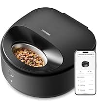 PETLIBRO Automatic Cat Feeder with Camera for Two Cats, 1080P HD Video with Night Vision, 5G WiFi Pet Feeder with Phone APP Control, 2-Way Audio for Cat & Dog, Low Food & Motion & Sound Alerts